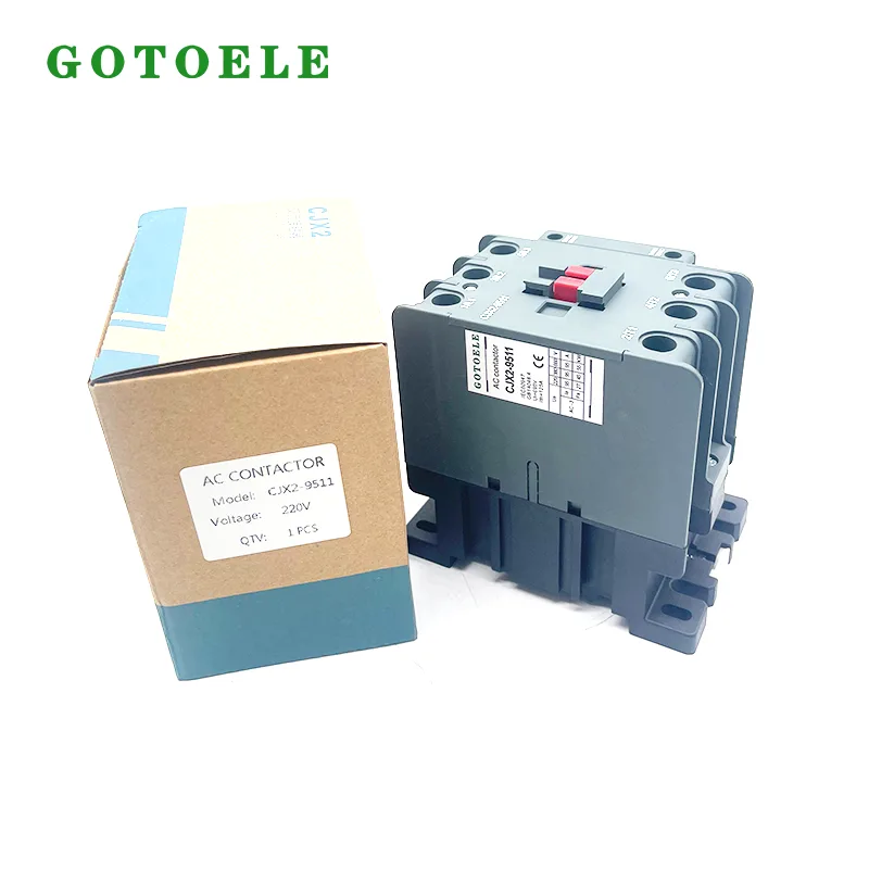 Contattore CA a 3 poli CJX2-9511 95A
