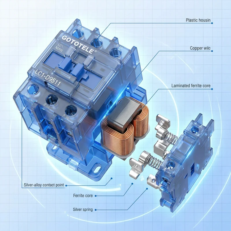 LC1-D9511 45KW 45HP AC Contactor