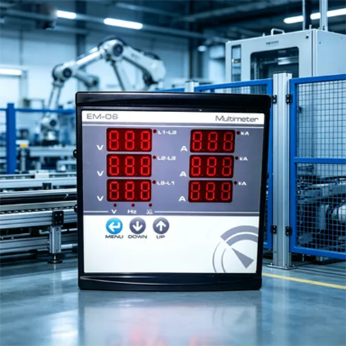 EM-06 Digital Panel Multimeter with 3×6 Digit LED Display