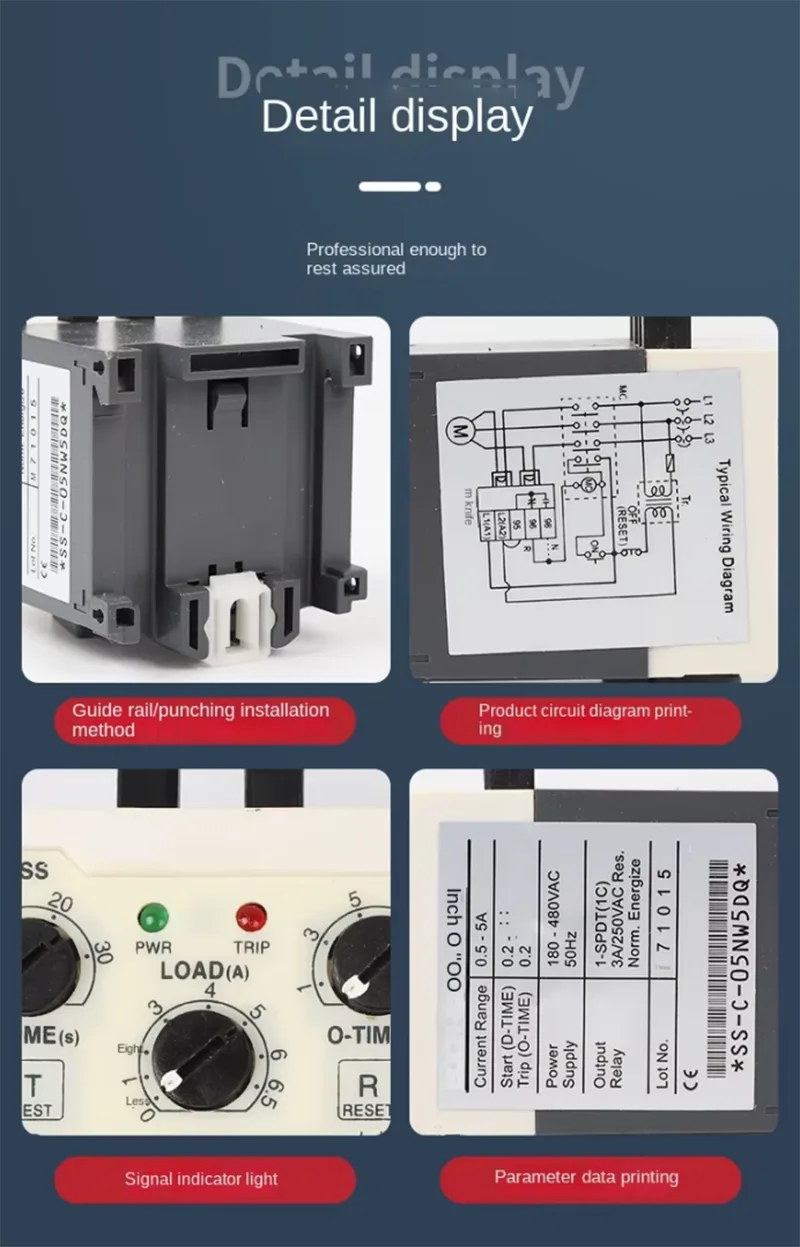 EOCR-SS Electronic Motor Protection Relay