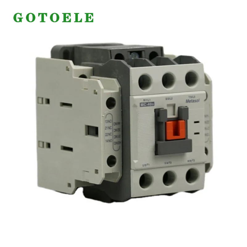 Contattore magnetico CA MC-40A 3P 40A 18,5KW 1NO+1NC