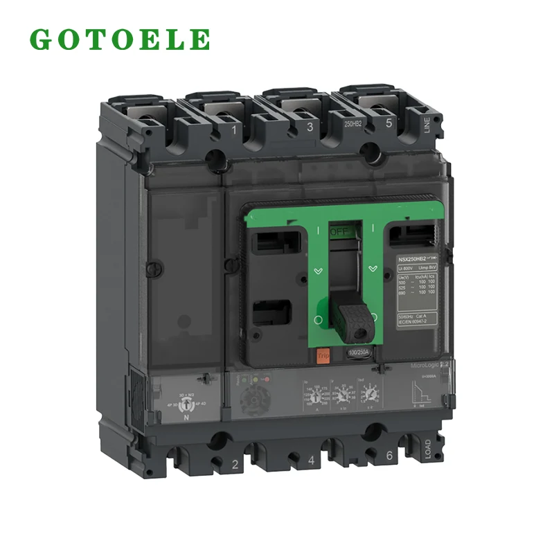 Interruttore automatico scatolato stile NSX 3P 63A - 1600A